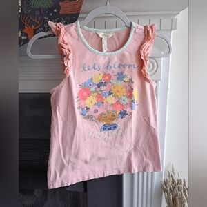 Matilda Jane 12 Let's Bloom Together Flutter Sleeve Tee